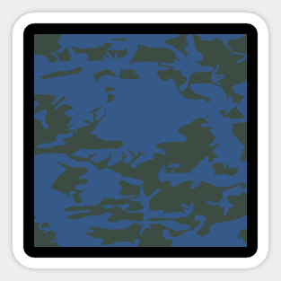 military pattern Sticker